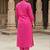 Women Floral Embroidered Regular Thread Work Pure Cotton Kurta with Trousers