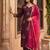 Women Ethnic Motifs Printed Regular Liva Kurta with Trousers & With Dupatta
