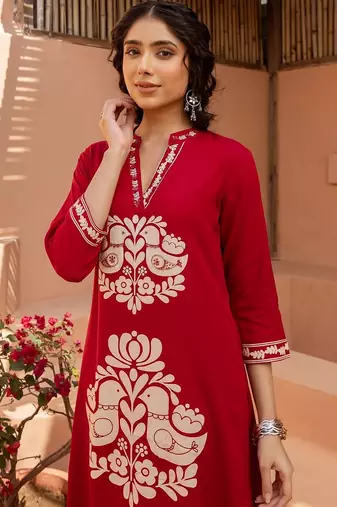 Women Ethnic Motifs Printed Regular Kurta with Palazzos