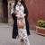 Women Floral Printed Regular Thread Work Pure Cotton Kurta with Trousers & With Dupatta