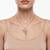 925 Sterling Silver Rose Gold  Angel Pendant Necklace  Set for Women