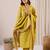 Women Floral Printed Regular Chanderi Silk Kurta with Trousers & With Dupatta
