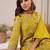 Women Floral Printed Regular Chanderi Silk Kurta with Trousers & With Dupatta