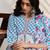 Women Floral Printed Cotton A-Line Kurta with Trousers & Dupatta