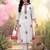 Women Floral Embroidered Regular Thread Work Pure Cotton Kurta with Trousers & With Dupatta