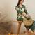 Women Floral Printed Regular Sequinned Kurta with Salwar