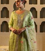Women Ethnic Motifs Kurta with Trousers & Dupatta