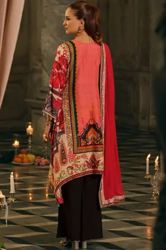 Women Ethnic Motifs Printed Regular Mirror Work Kurta with Palazzos & With Dupatta