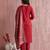 Women's Beautiful Embroidery Work Mul Chanderi Fabric Straight Kurta Pant and Dupatta Set