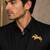 gold plated horse rider designer brooch pin   equestrian racing horse statement brooch for women & men