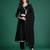 Ethnic Motifs Embroidered Angrakha Kurta with Trousers & Dupatta