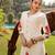 Floral Printed Mandarin Collar Pure Cotton A-Line Kurta With Trouser