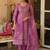 Women Ethnic Motifs Embroidered Panelled Beads and Stones Kurta with Trousers & With Dupatta
