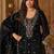 Women Ethnic Motifs Embroidered Regular Sequinned Kurta with Trousers & With Dupatta