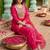 Women Ethnic Motifs Embroidered Regular Kurta with Trousers & With Dupatta