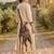 Women Animal Printed Regular Kurta with Trousers