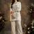 Women Floral Embroidered Regular Thread Work Pure Cotton Kurta with Palazzos