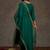 Women Ethnic Motifs Embroidered Regular Liva Kurta with Trousers & With Dupatta