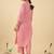 Women Checked Regular Thread Work Pure Cotton Kurta With Trousers