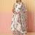 Floral Printed Anarkali Pure Cotton Kurta With Palazzos & Dupatta