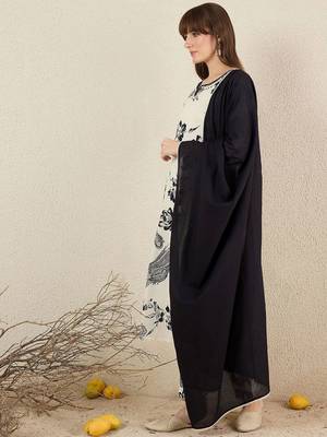 Women Floral Printed Cotton Kurta with Trousers & Dupatta 3