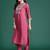 Ethnic Motifs Embroidered Thread Work Kurta with Trousers & With Dupatta