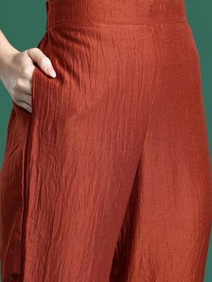 Women Ethnic Motifs Embroidered Regular Sequinned Kurta with Trousers & With Dupatta 3