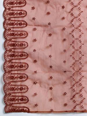 Women Ethnic Motifs Embroidered Regular Sequinned Kurta with Trousers & With Dupatta 4