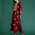 Ethnic Motifs Embroidered Thread Work Kurta With Trousers & Dupatta
