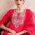Women Embroidered Regular Sequinned Kurta with Trousers & With Dupatta