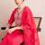 Women Embroidered Regular Sequinned Kurta with Trousers & With Dupatta