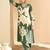Floral Printed V-Neck Beads and Stones Screen Technique Kurta With Salwar