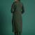 Floral Embroidered Thread Work Pure Cotton Kurta & Trousers