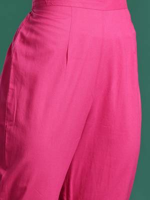 Ethnic Motifs Printed Pure Cotton Kurta with Trousers 3