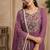 Embroidery Roman Silk Fabric Straight Kurta Pant and Dupatta Set