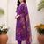 Women Floral Regular Kurta with Trousers & With Dupatta