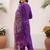 Women Floral Regular Kurta with Trousers & With Dupatta