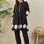 Women Printed Regular Beads and Stones Pure Cotton Kurta with Trousers