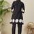 Women Printed Regular Beads and Stones Pure Cotton Kurta with Trousers
