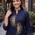 Women Ethnic Motifs Embroidered Regular Thread Work Pure Cotton Kurta with Trousers