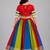 multicolor cotton embroidered mirror work ghagra choli