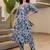 Women Floral Printed Regular Pure Cotton Kurta with Trousers