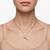 925 Sterling Silver Rose Gold Fairy Pendant Necklace  Set for Women