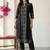 Women Ethnic Motifs Printed Regular Mirror Work Pure Cotton Kurta with Trousers