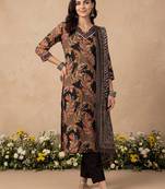 Women Paisley Printed Regular Pure Cotton Kurta with Trousers & With Dupatta