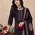 Women Regular Thread Work Pure Cotton Kurta with Trousers & With Dupatta
