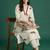 Women Animal Printed Regular Thread Work Pure Cotton Kurta with Trousers