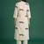 Women Animal Printed Regular Thread Work Pure Cotton Kurta with Trousers