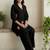 Women Ethnic Motifs Embroidered Regular Thread Work Pure Cotton Kurti with Palazzos