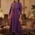Yoke Design Gotta Patti Mandarin Collar Straight Kurta with Trousers